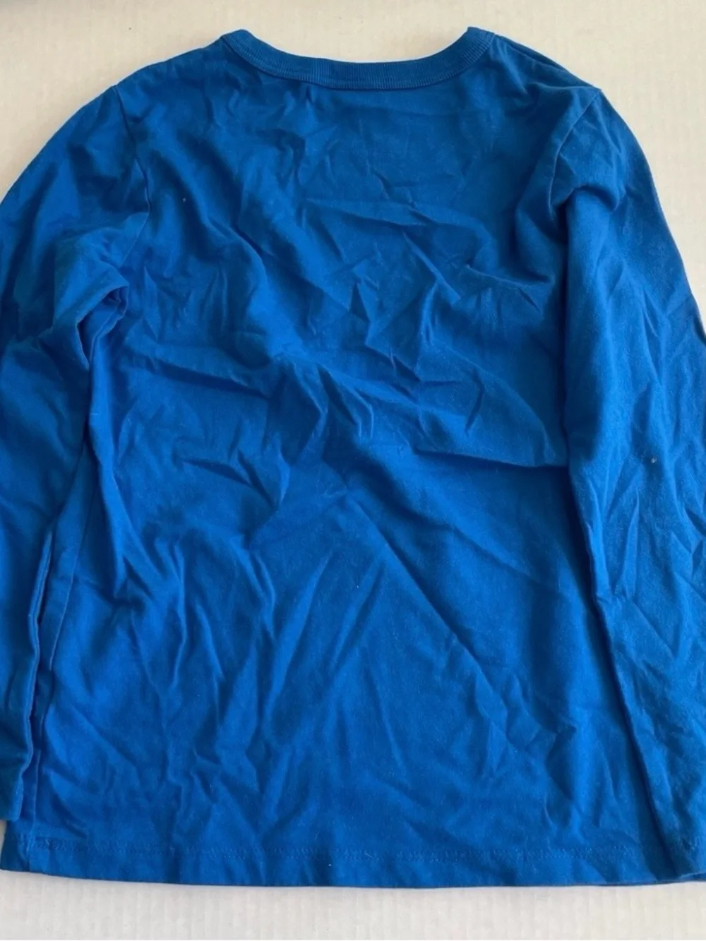 The Children's Place Blue Long Sleeve Alphabet Train Tee